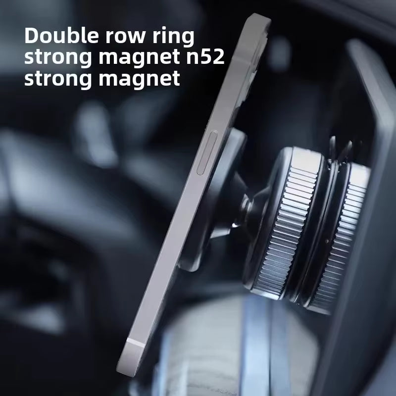 360° Rotation Suction Cup for Magsafe Magnetic Vacuum Car Phone Holder Navigation Stand Bracket Car Magnetic Holder for Phone