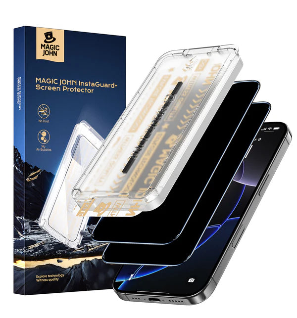 Auto-Align Dust-Free Screen Protector Kit – Bubble-Free, Case-Friendly,