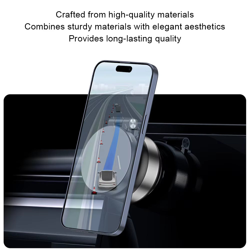 For Magsafe Car Magnetic Holder 360° Rotation Magnetic Car Stable Holder Electric Vacuum Swivel Stand for Iphone/Samsung/Xiaomi