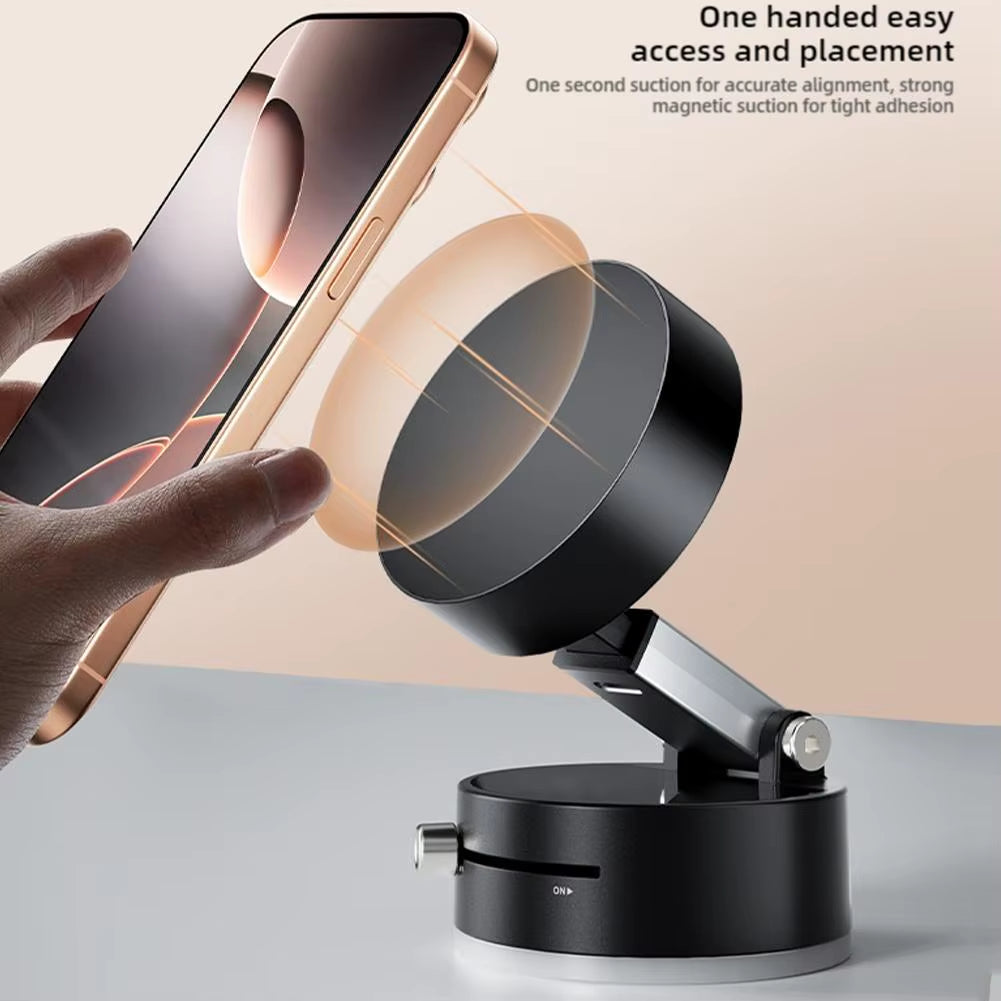 Double-Sided Suction Cup Bracket for Car Mount Mobile Phone Holder Magnetic Vacuum Adsorption Ultra Stable Suction Cup Bracket