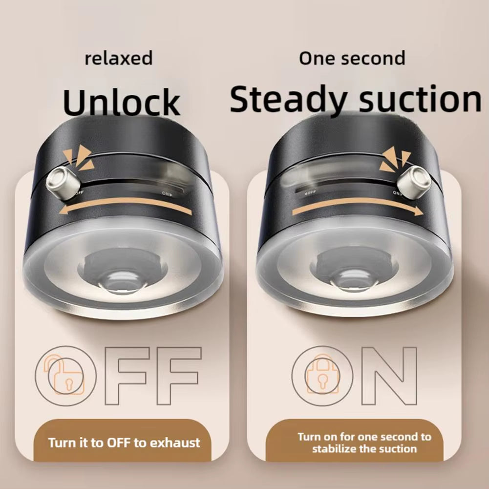 Double-Sided Suction Cup Bracket for Car Mount Mobile Phone Holder Magnetic Vacuum Adsorption Ultra Stable Suction Cup Bracket