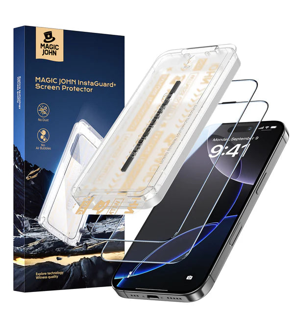 Auto-Align Dust-Free Screen Protector Kit – Bubble-Free, Case-Friendly,