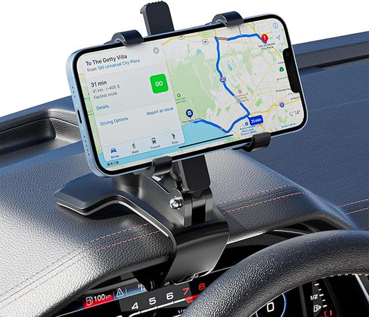 Adjustable Clip-On Dashboard Phone Holder