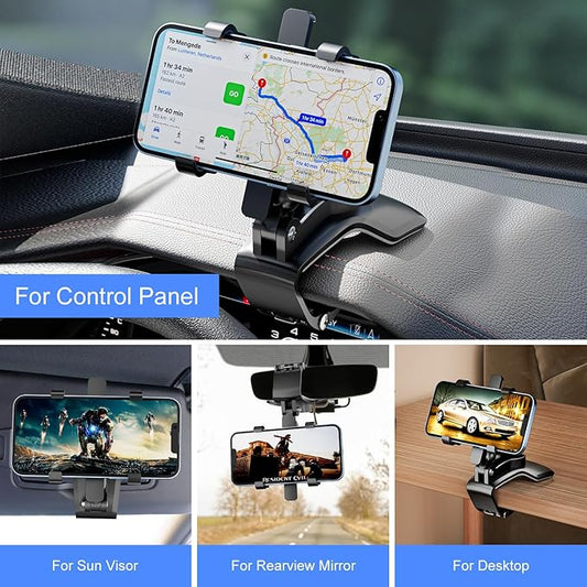 Adjustable Clip-On Dashboard Phone Holder