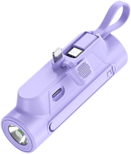 Multifunctional Portable Charger with Cable