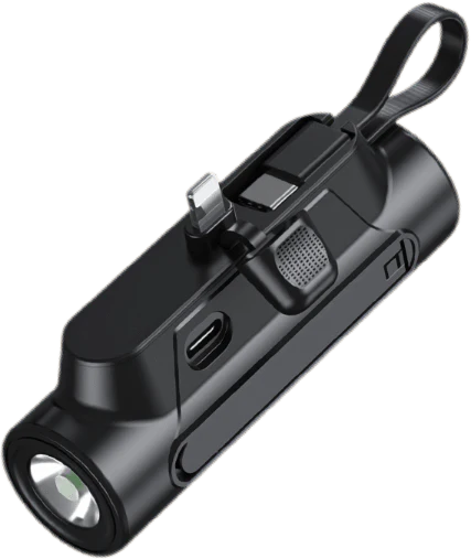 Multifunctional Portable Charger with Cable