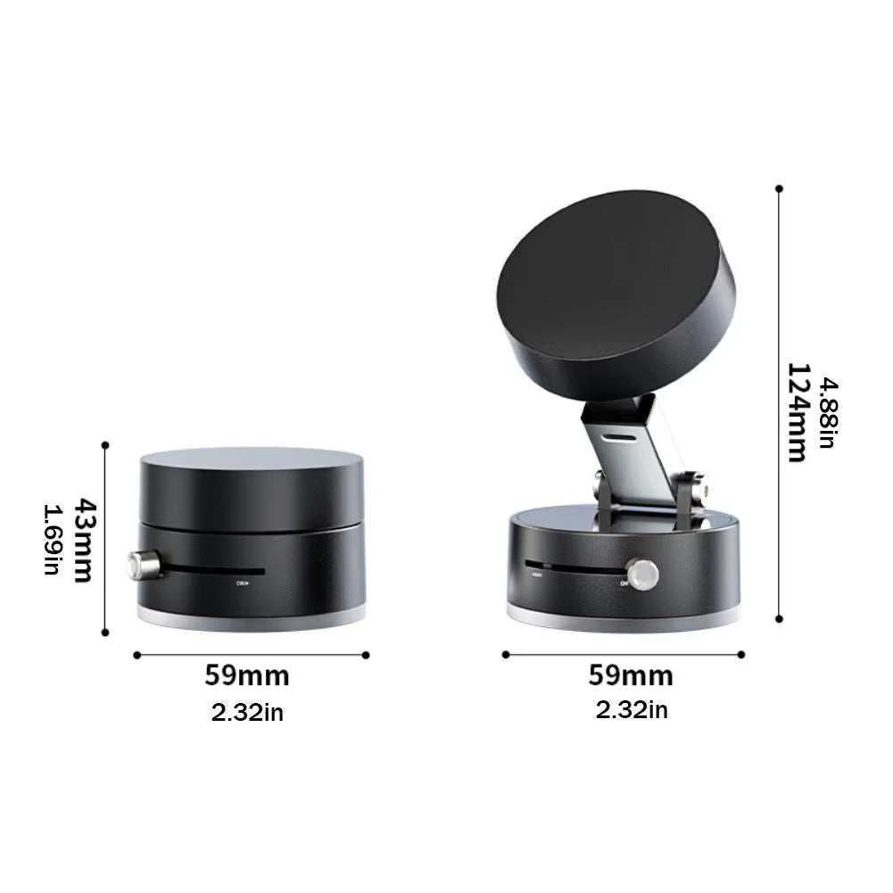 Double-Sided Suction Cup Bracket for Car Mount Mobile Phone Holder Magnetic Vacuum Adsorption Ultra Stable Suction Cup Bracket
