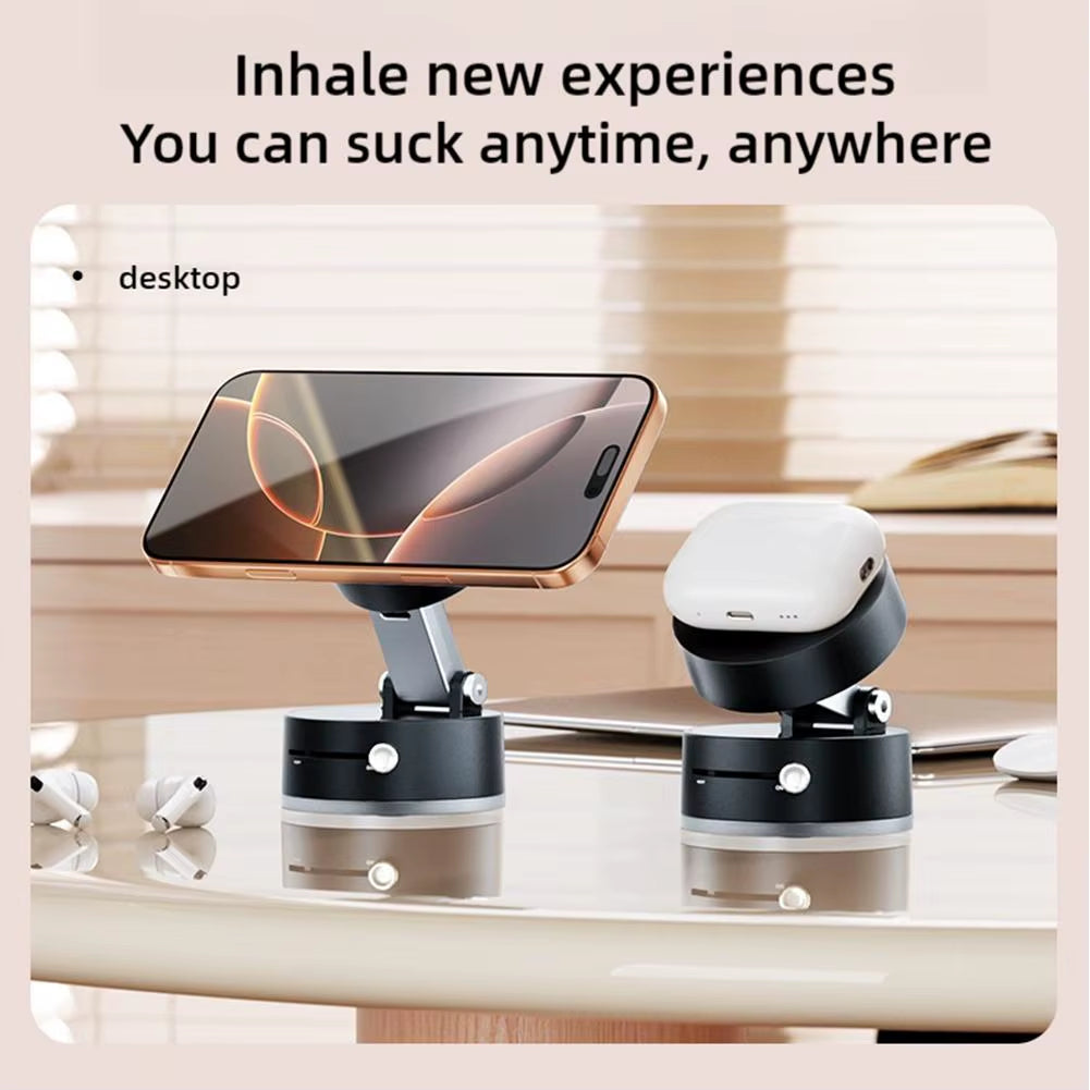 Double-Sided Suction Cup Bracket for Car Mount Mobile Phone Holder Magnetic Vacuum Adsorption Ultra Stable Suction Cup Bracket