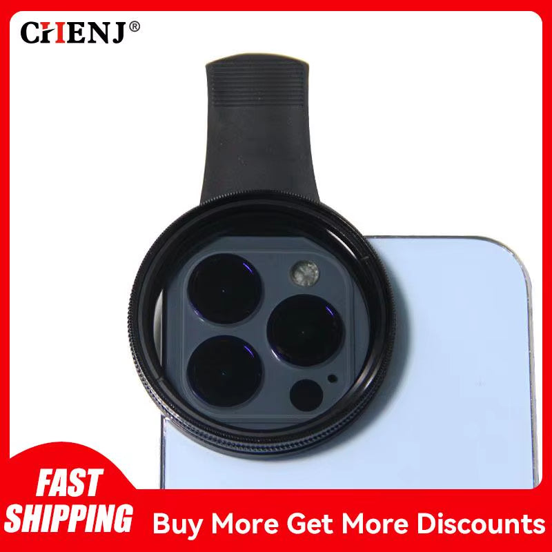 52MM Circular Universal Portable Polarizer Camera Lens CPL No Reflections Filter Professional for Iphone Mobile Phone Smartphone