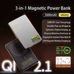 Qi2.1 Magnetic Wireless Power Bank 5000mAh 10000mAh 20W Fast Charging