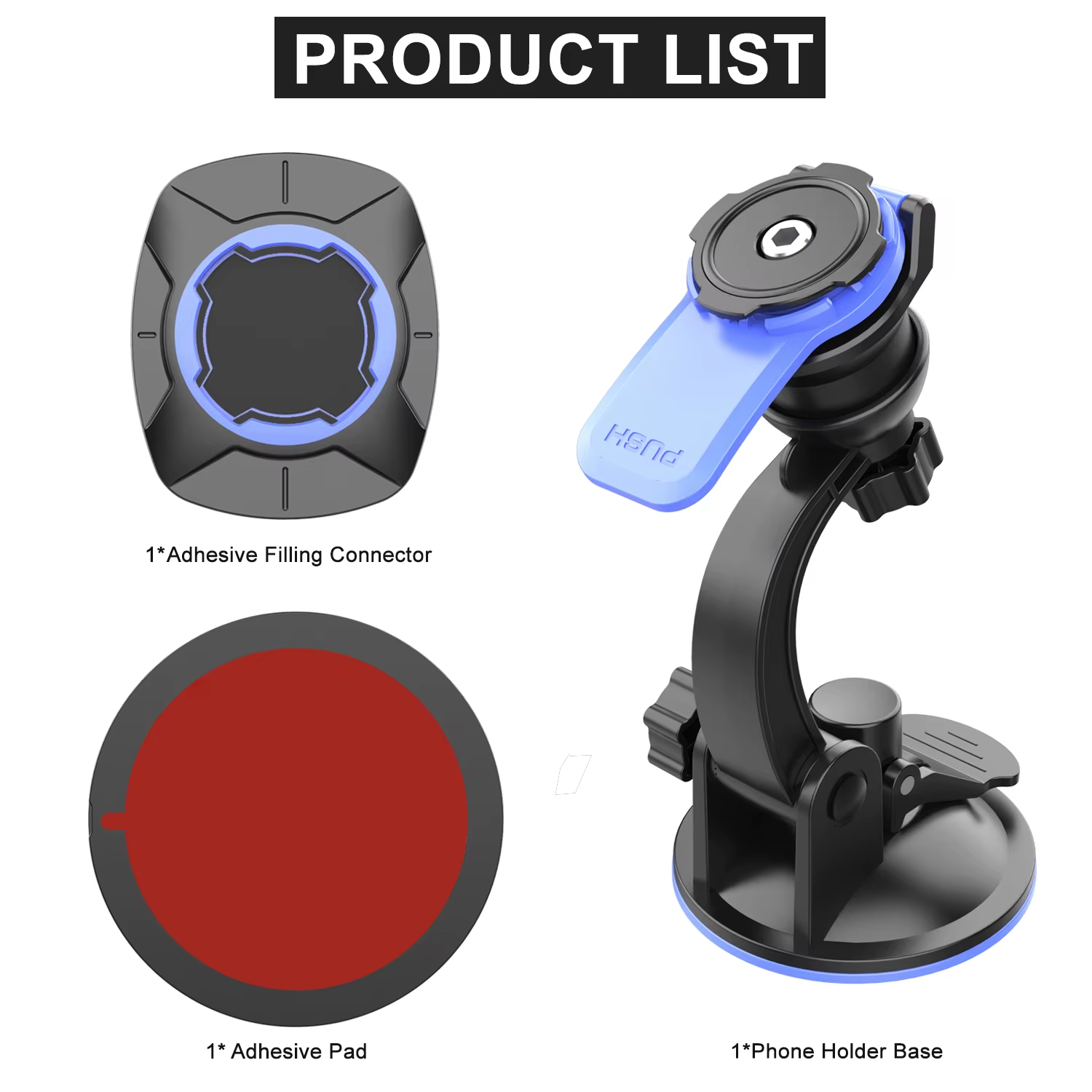 360 Rotatable Car Phone Holder Dashboard Windshield Mount Universal Stand Main image