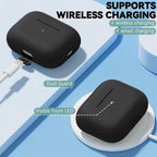 AirPods Pro Case with Cleaner Pen Kit Silicone Protective Cover with Lanyard