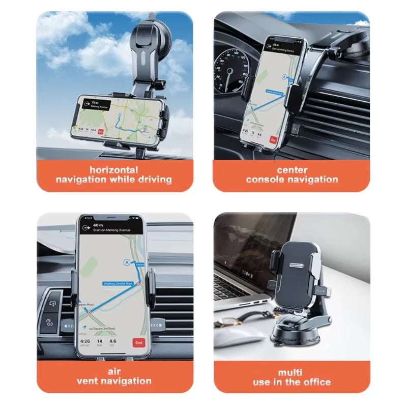 Universal Car Dashboard Phone Holder Adjustable Stand GPS Navigation Mount