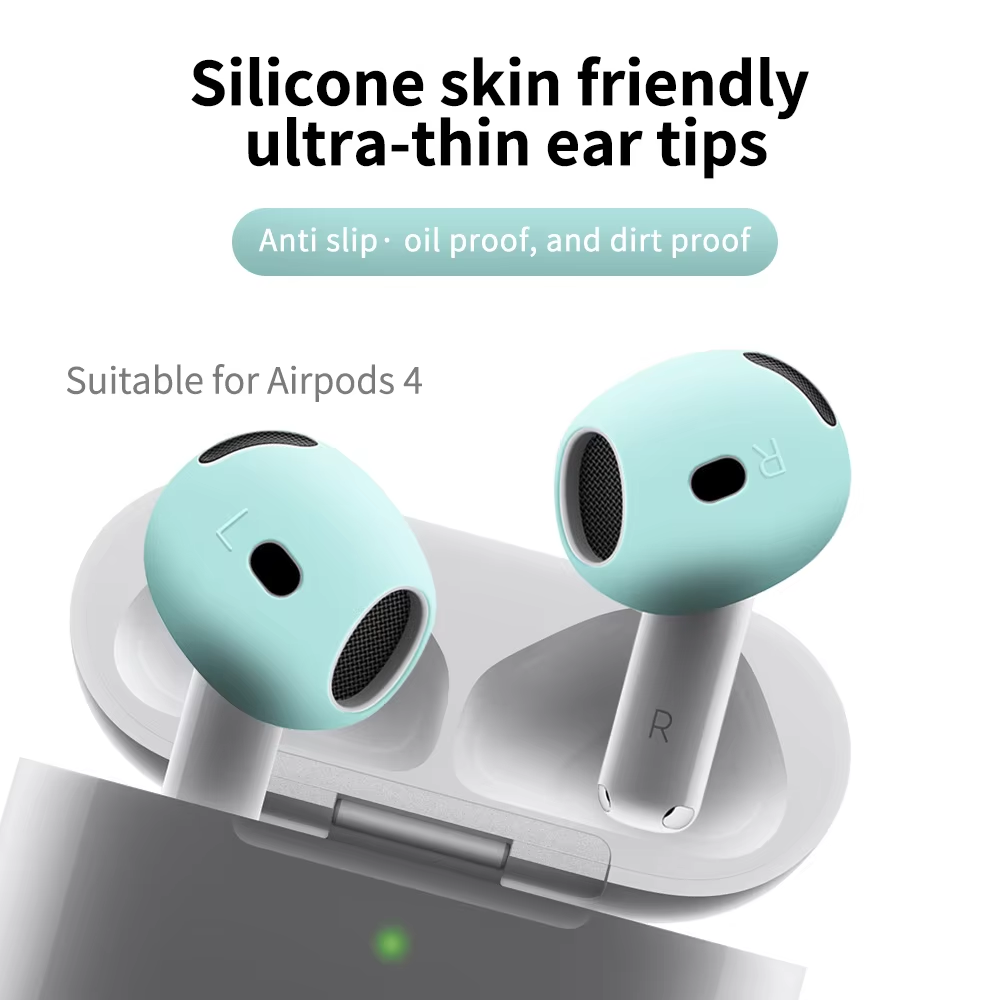 AirPods 4 Silicone Case Cover Protective Skin with Ear Tips Anti-Slip Secondary image