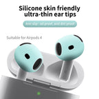 AirPods 4 Silicone Case Cover Protective Skin with Ear Tips Anti-Slip