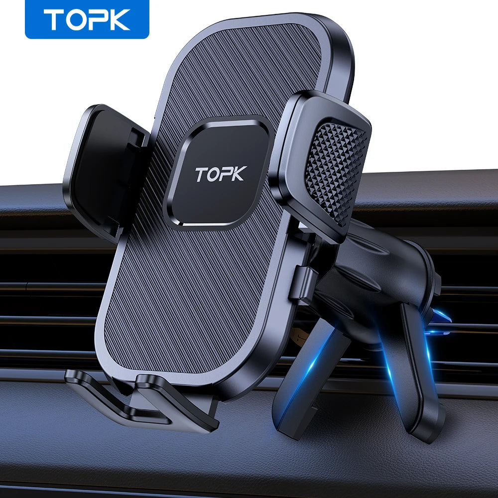 Car Phone Holder Air Vent Dashboard Windshield Mount Adjustable 360 Stand