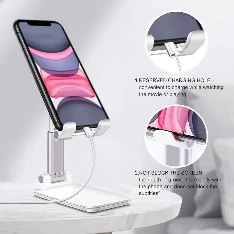 Adjustable Desk Phone Holder Stand Universal Mobile Stand for Office