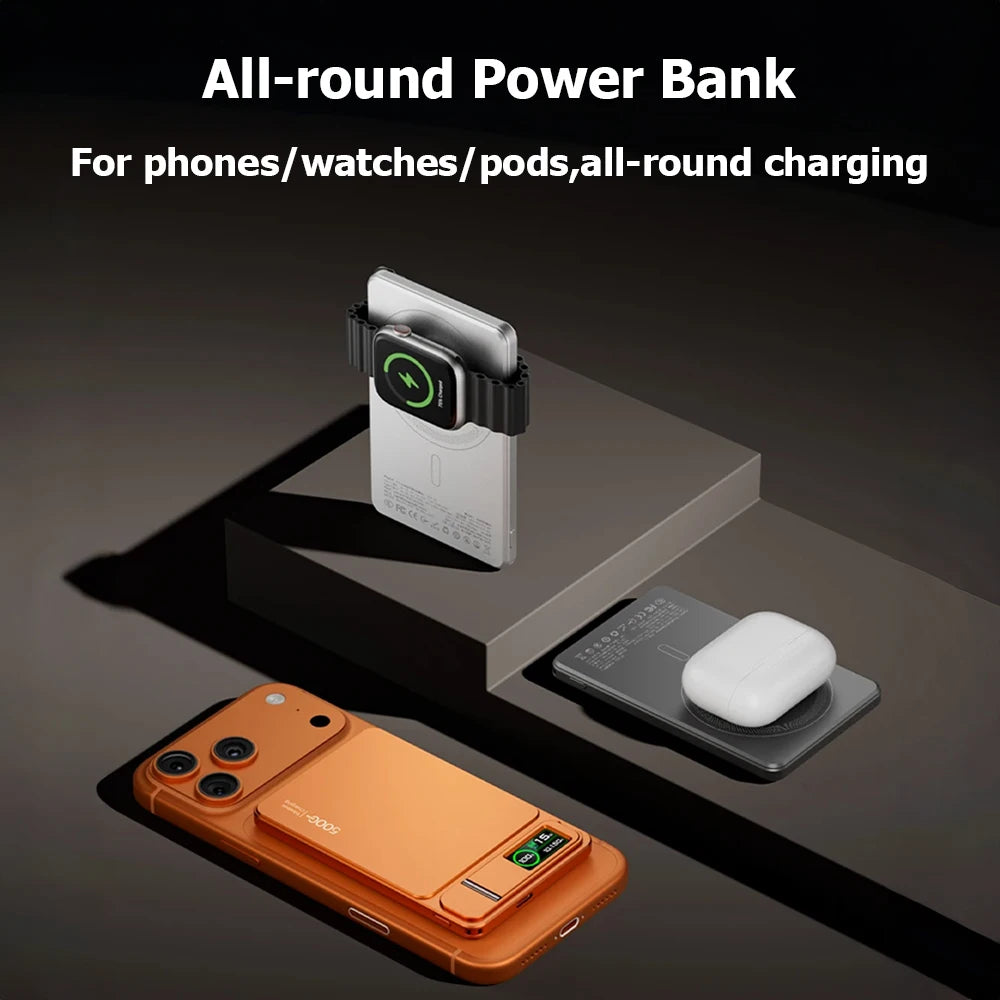 Magnetic Wireless Power Bank 10000mAh 20W Fast Charging Slim MagSafe Portable