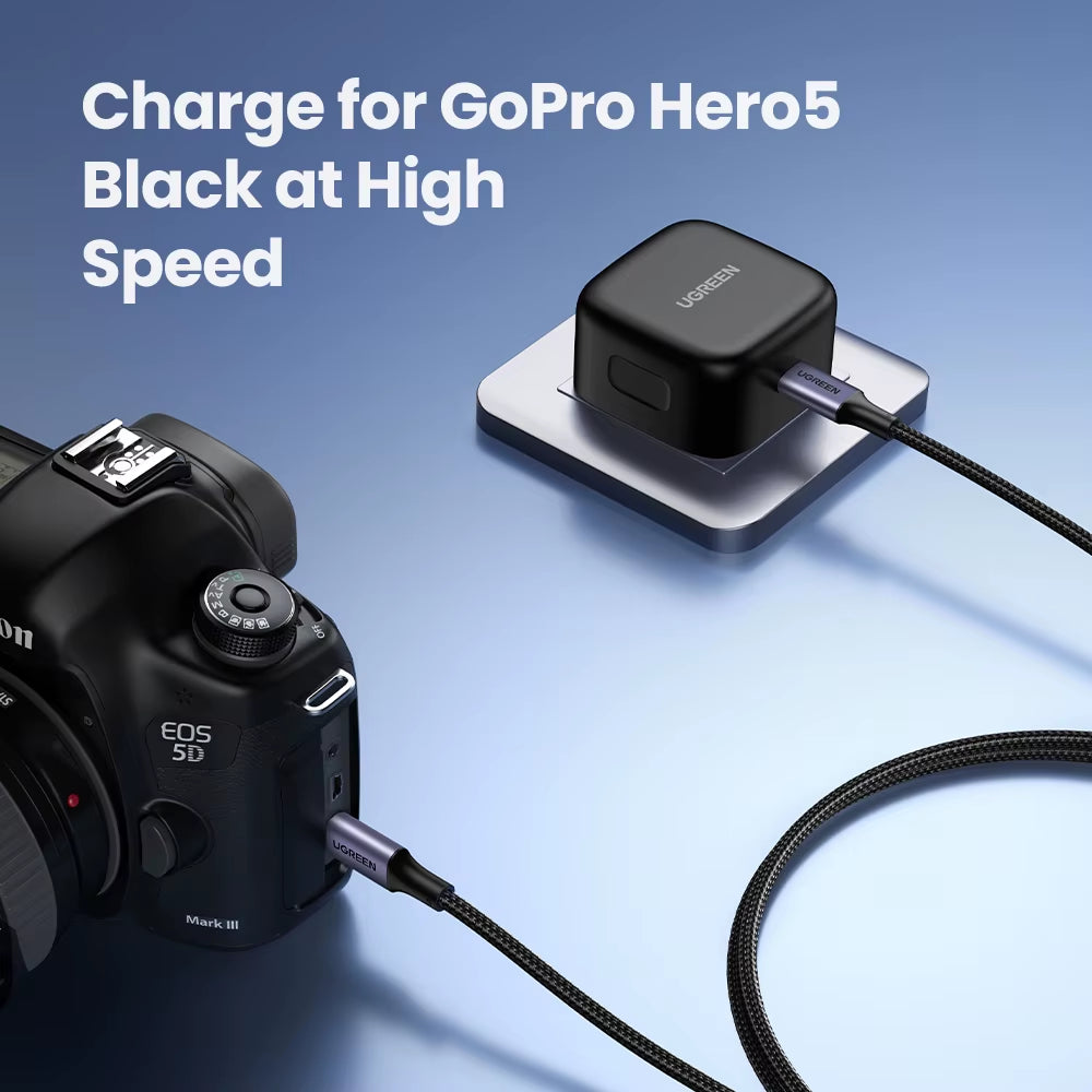 100W USB C to USB C Cable PD Fast Charging Nylon Braided 5A E-Marker