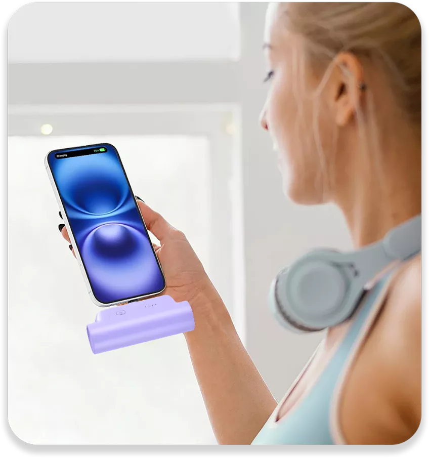 Multifunctional Portable Charger with Cable