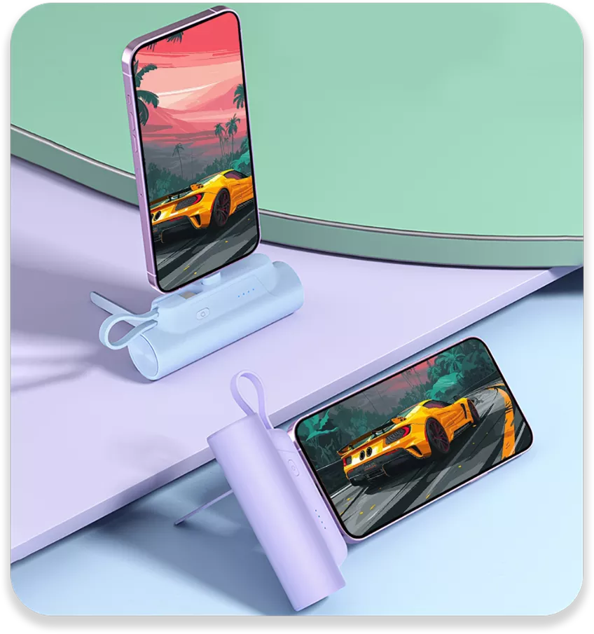 Multifunctional Portable Charger with Cable