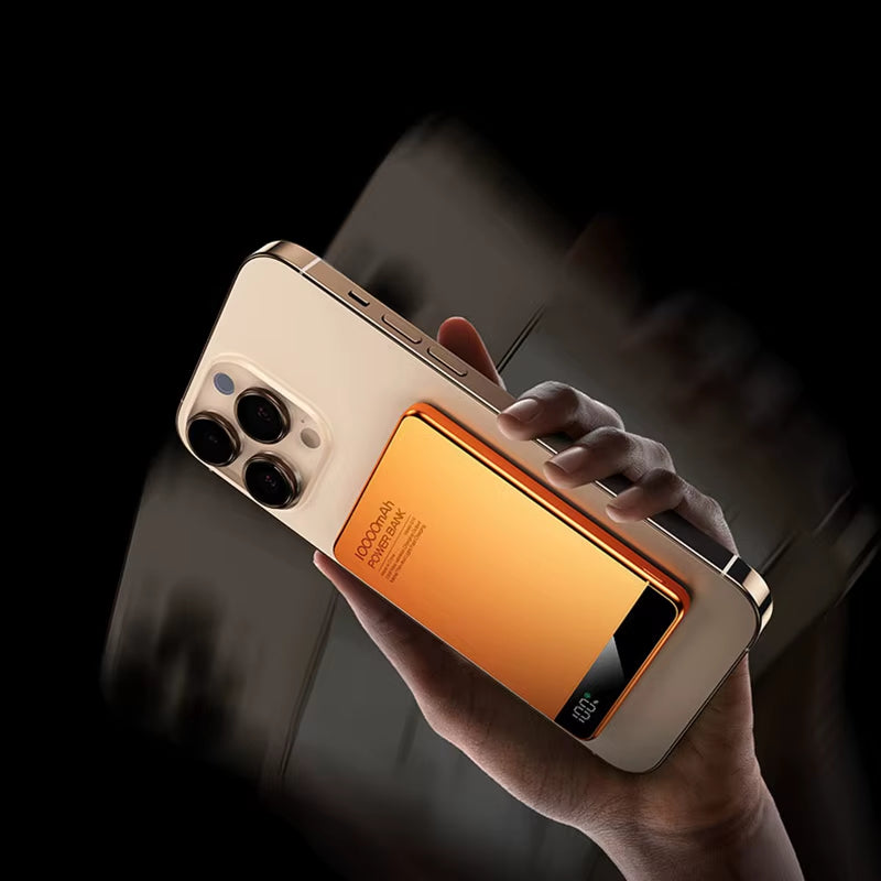 10000mAh Magnetic Wireless Power Bank Ultra Slim 20W Fast Charging