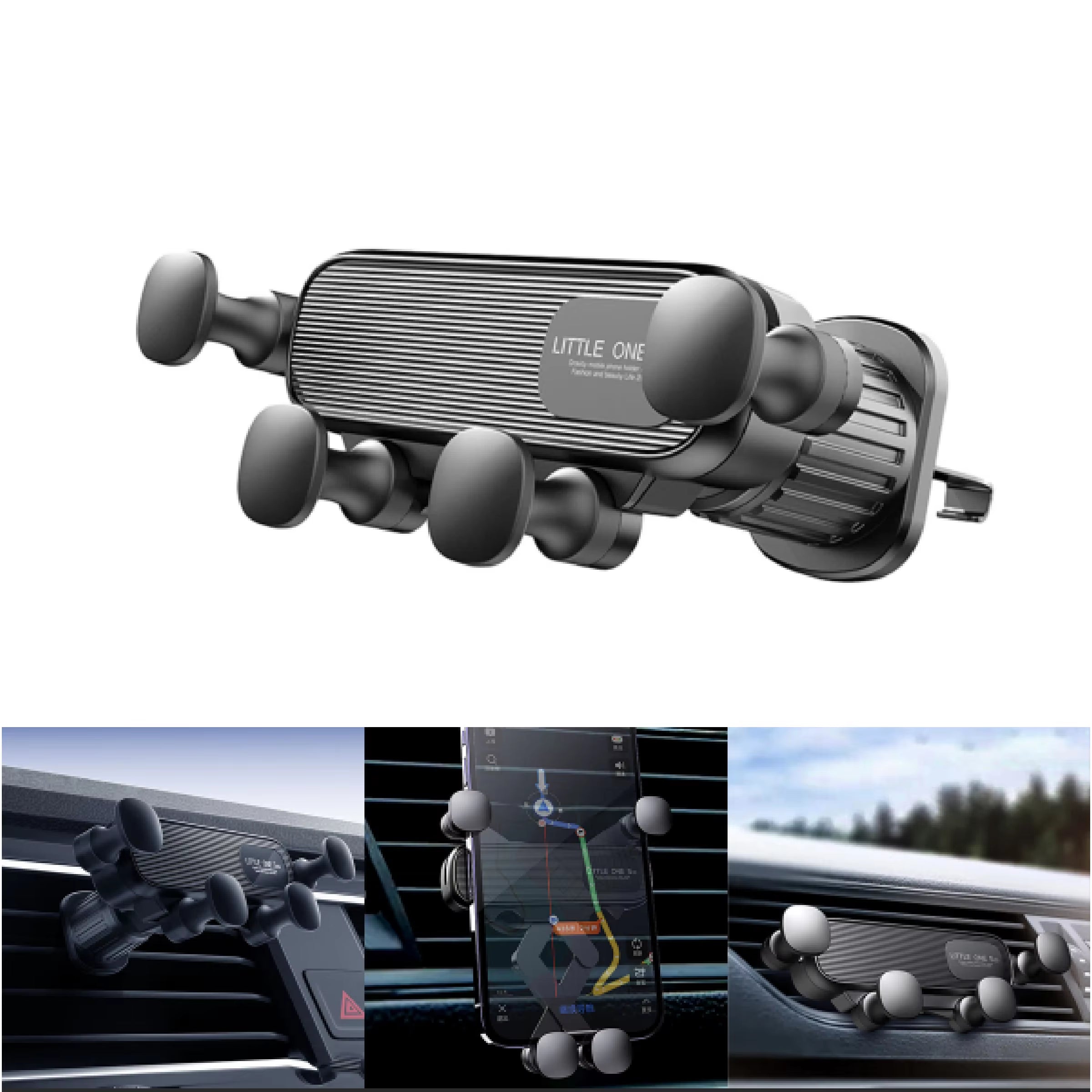 Magnetic Gravity Car Phone Holder Air Vent Mount Universal 4.7–7 Inch