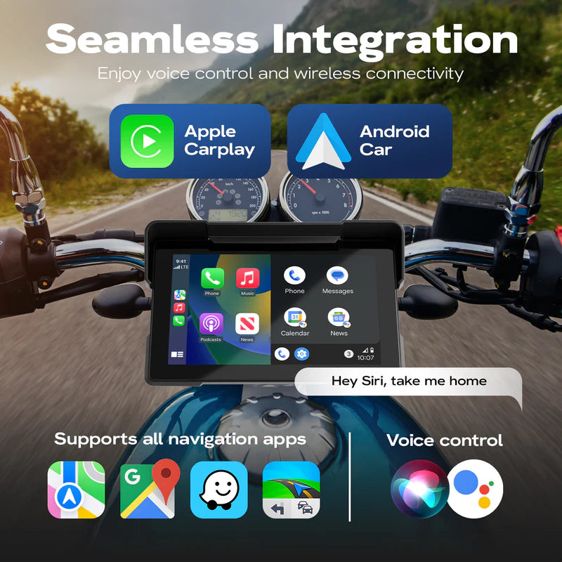MOTORCONNECT™ – SEAMLESS CARPLAY INTEGRATION
