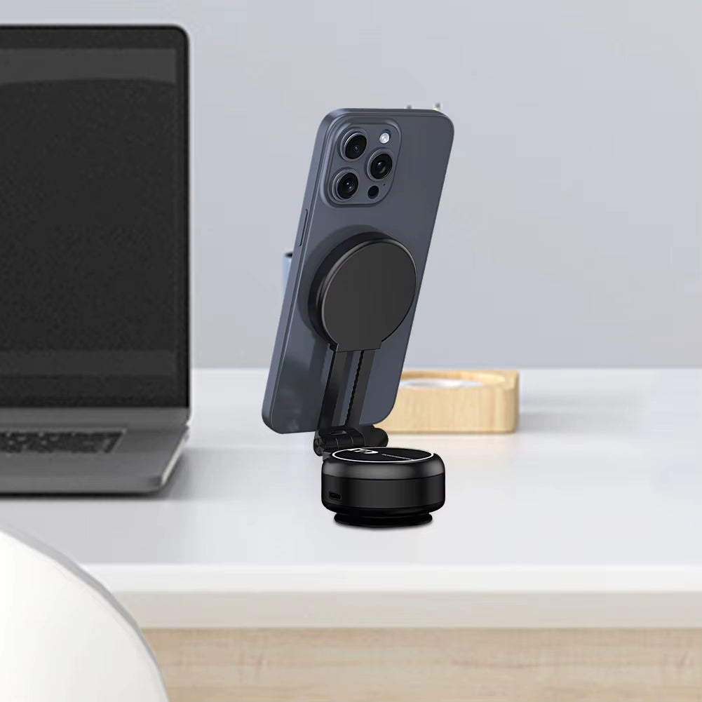 For Magsafe Car Magnetic Holder 360° Rotation Magnetic Car Stable Holder Electric Vacuum Swivel Stand for Iphone/Samsung/Xiaomi