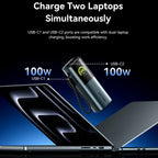 27000mAh Power Bank 200W PD3.1 Fast Charging 140W Laptop Portable Charger