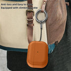Leather Pattern AirPods Pro Case TPU Protective Cover with Keychain