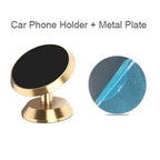 360 Magnetic Car Phone Holder Dashboard Mount Adjustable Mini Stand