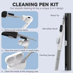AirPods Pro Case with Cleaner Pen Kit Silicone Protective Cover with Lanyard