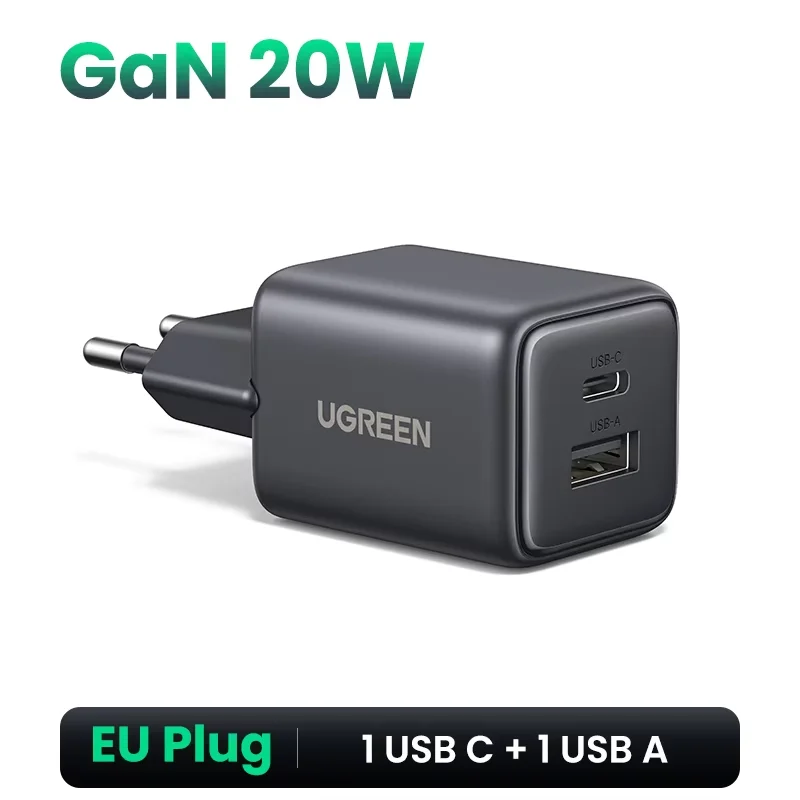 45W GaN USB C Fast Charger PD3.0 PPS EU Plug Power Adapter Main image