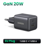 45W GaN USB C Fast Charger PD3.0 PPS EU Plug Power Adapter