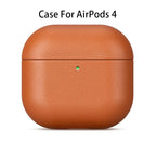 Genuine Leather AirPods 4 Case Premium Protective Cover Luxury Design