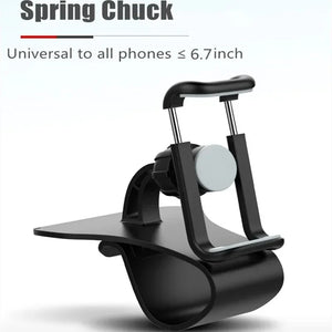 Car mount in use