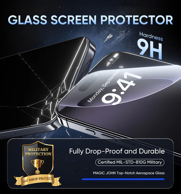 Auto-Align Dust-Free Screen Protector Kit – Bubble-Free, Case-Friendly,