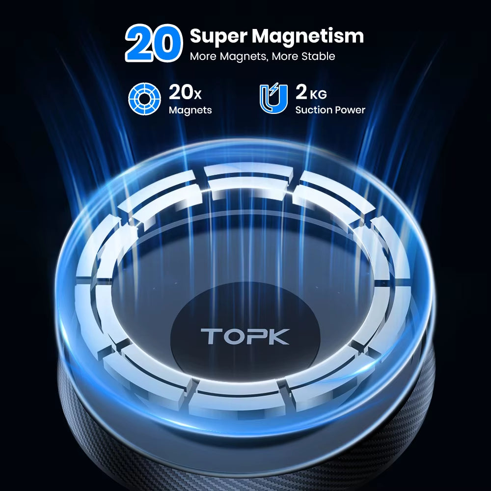 Magnetic MagSafe Car Phone Holder 360 Rotation Air Vent Dashboard Mount
