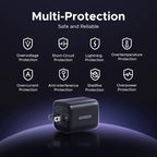 45W GaN USB C Fast Charger PD3.0 PPS QC3.0 Power Adapter