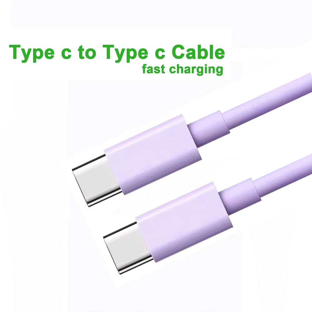 60W USB C to USB C Cable Fast Charging Data Cable Type C Cord