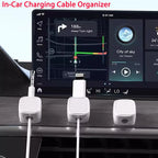 Magnetic Cable Clip Organizer Adhesive Wire Holder Desk Cable Management