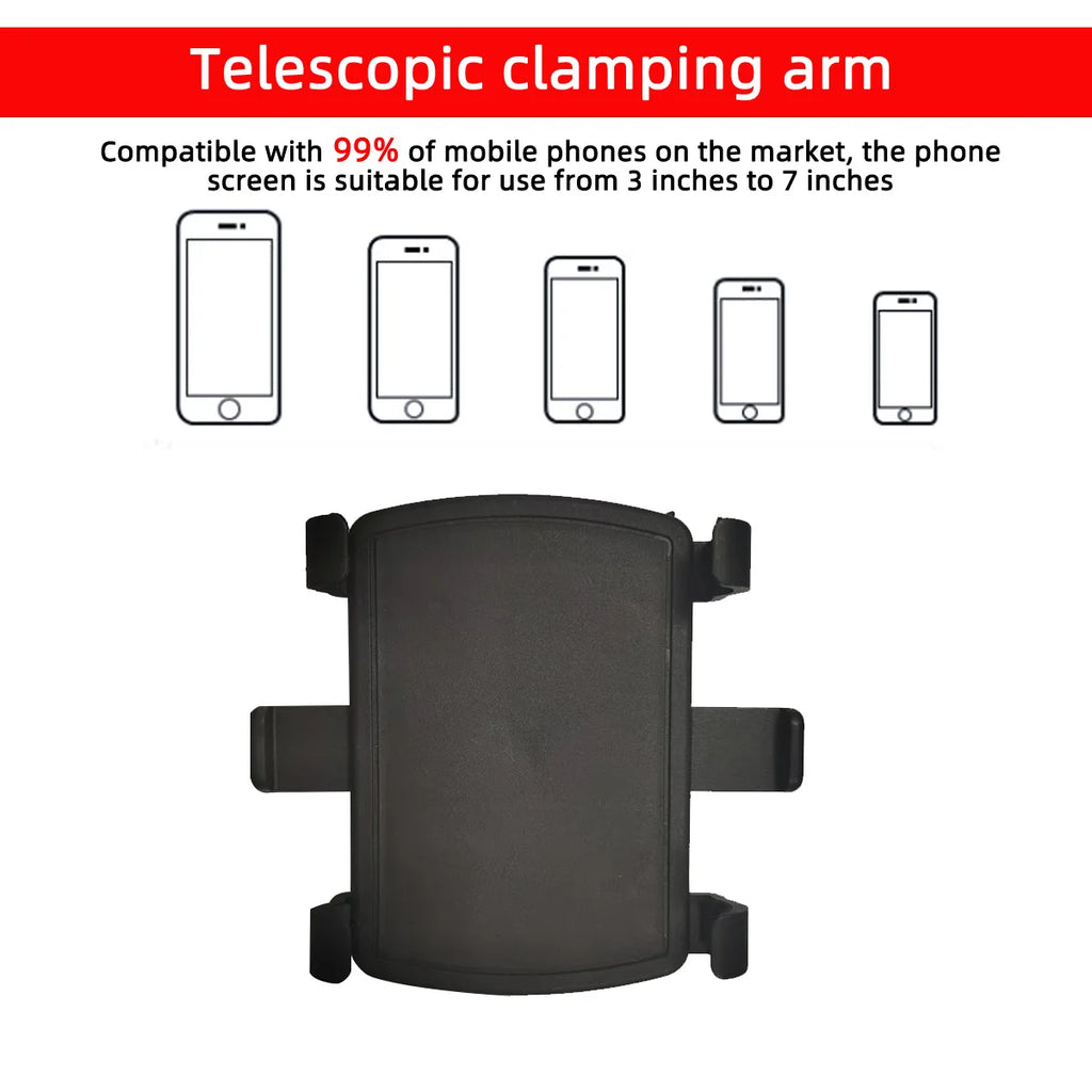 Car Dashboard Phone Holder 360 Rotation Sunshade Mount Adjustable Stand