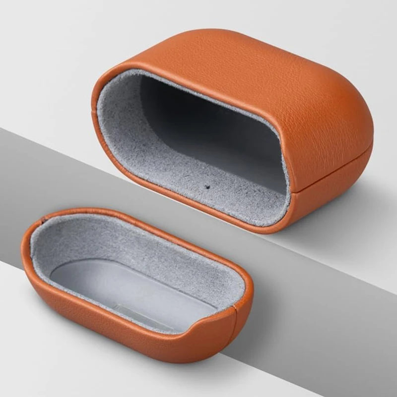 Genuine Leather AirPods 4 Case Premium Protective Cover Luxury Design