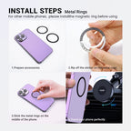 Magnetic MagSafe Car Phone Holder 360 Rotation Air Vent Dashboard Mount