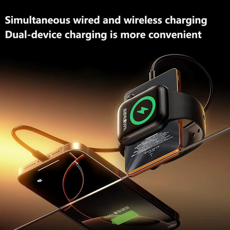 10000mAh Magnetic Wireless Power Bank Ultra Slim 20W Fast Charging