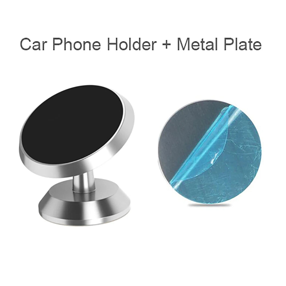 360 Magnetic Car Phone Holder Dashboard Mount Adjustable Mini Stand