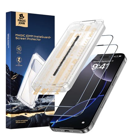 Auto-Align Dust-Free Screen Protector Kit – Bubble-Free, Case-Friendly,