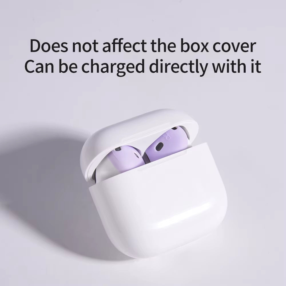 AirPods 4 Silicone Case Cover Protective Skin with Ear Tips Anti-Slip