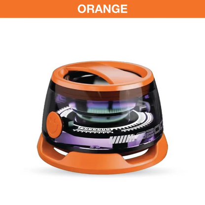 Portable RGB Bluetooth Speaker – Magnetic Mount & 360° Bass